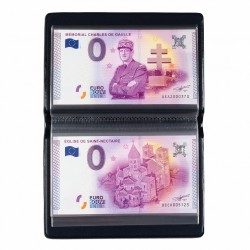 Taschenalbum 'ROUTE' für 40 x Euro Souvenir -Banknoten