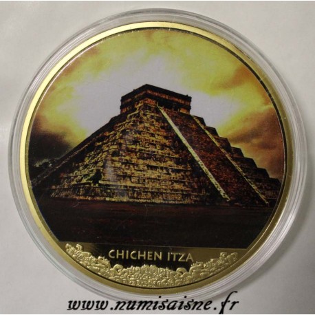 FRANCE - MÉDAILLE - MAYAS - CHICHEN ITZA - 2012