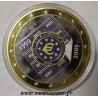 FRANCE - MEDAL - 10 YEARS OF EURO 2009