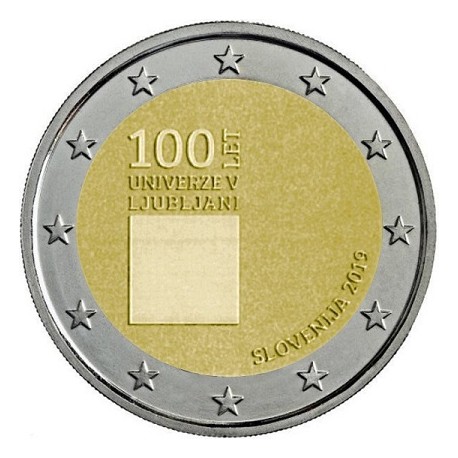 SLOVENIE - 2 EURO 2019 - 100 ANS DE L'UNIVERSITE DE LJUBLJANA