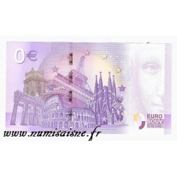 SPAIN - TOURISTIC 0 EURO SOUVENIR NOTE - ARENA - PLAZA DE TOROS DE LAS VENTAS - 2019