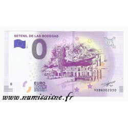 SPAIN - TOURISTIC 0 EURO SOUVENIR NOTE - SETENIL DE LAS BODEGAS - 2018