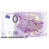 ESPAGNE - BILLET DE 0 EURO SOUVENIR - ATLANTIS AQUARIUM - REQUIN - TORTUE - POISSON CLOWN - 2018