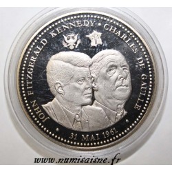 FRANCE - MEDAL - DE GAULLE - KENNEDY - 31/05/1961