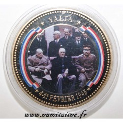 FRANCE - MÉDAILLE - YALTA - FÉVRIER 1945