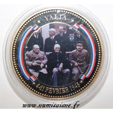 FRANKREICH - MEDAILLE - YALTA - FEBRUAR 1945