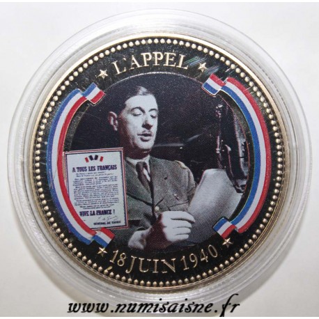 FRANCE - MÉDAILLE - L'APPEL DU 18 JUIN 1940