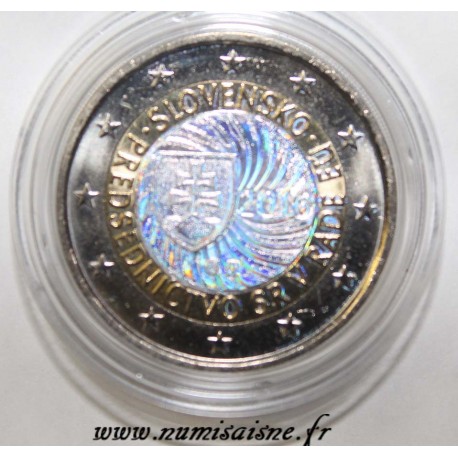 SLOVAKIA - 2 EURO 2016 - PRESIDENCY OF THE EUROPEAN UNION - HOLOGRAM