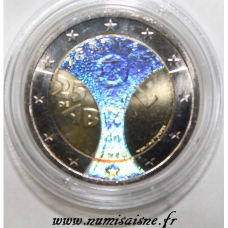 PORTUGAL - 2 EURO 2014 - 40e anniversaire de la révolution des oeillets du 25 avril - HOLOGRAMME