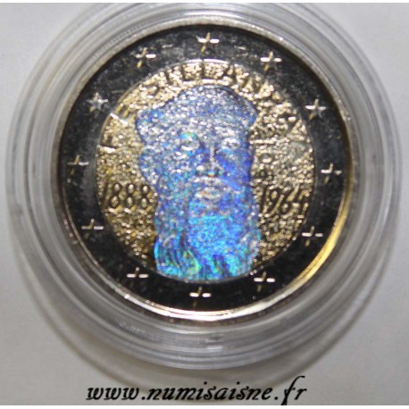 FINLAND - 2 EURO 2013 - 125th birthday F.E. Sillanpaa - HOLOGRAM