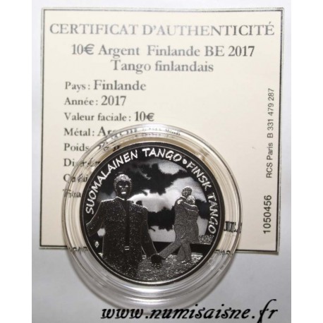 FINLANDE - 10 EURO 2017 - TANGO FINLANDAIS