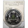 ESPAGNE - 10 EURO 2016 - 300 ANS DE LA POSTE