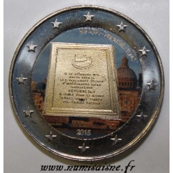 MALTA - 2 EURO 2015 - REPUBLIC 1974 - COLOR
