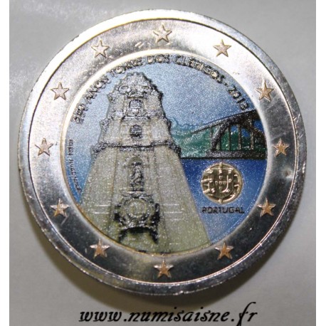PORTUGAL - 2 EURO 2013 - 250 ANNIVERSARY OF THE CLERICS TOWER - COLOR