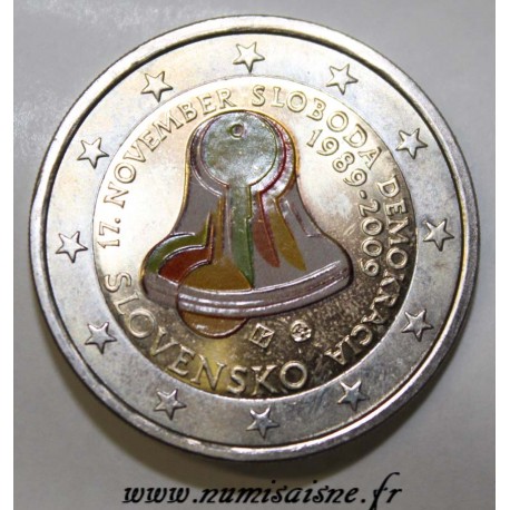 SLOVAKIA - 2 EURO 2009 - DEMOCRACY - COLOR