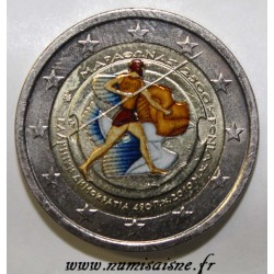 GREECE - 2 EURO 2010 - BATTLE OF MARATHON - COLOR