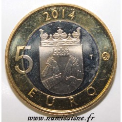 FINLAND - 5 EURO 2014 - Cuckoo - Animal Karelia Province