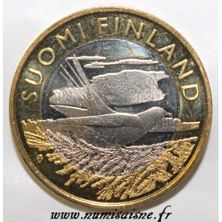 FINLAND - 5 EURO 2014 - Cuckoo - Animal Karelia Province