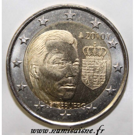 LUXEMBOURG - 2 EURO 2010 - GREAT DUKE HENRI