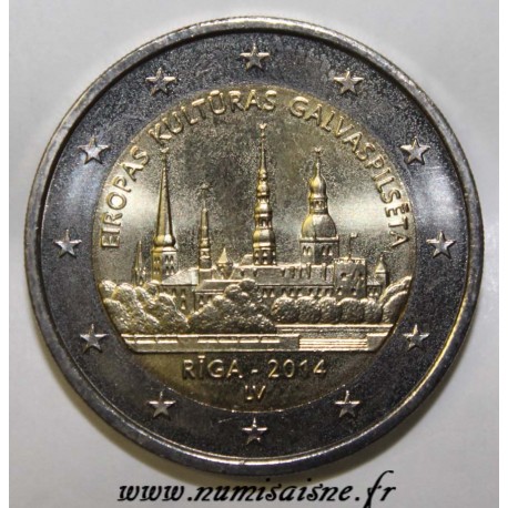 LATVIA - 2 EURO 2014 - Riga European Capital of Culture