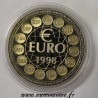 FRANCE - MÉDAILLE - EUROPA - FOOTBALL 1998