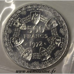 ÉTATS DE L'AFRIQUE DE L'OUEST - KM 7 - 500 FRANCS 1972 - 10 ANS DE L'UNION MONÉTAIRE