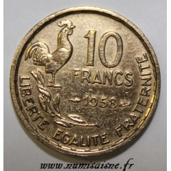 FRANCE - KM 915.1 - 10 FRANCS 1958 - TYPE GUIRAUD