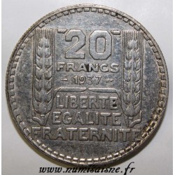 FRANCE - KM 879 - 20 FRANCS 1937 - TYPE TURIN