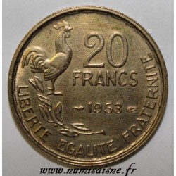 FRANKREICH - KM 917 - 20 FRANCS 1953 - TYP G.GUIRAUD