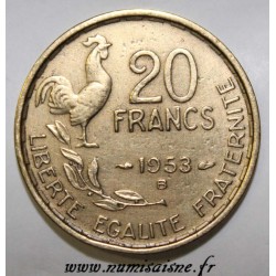 FRANKREICH - KM 917 - 20 FRANCS 1953 B - TYPE G.GUIRAUD