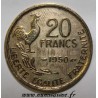 GADOURY 865 - 20 FRANCS 1950 - TYPE G.GUIRAUD - 4 PLUMES - KM 917.1