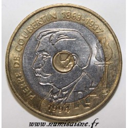 FRANKREICH - KM 1036 - 20 FRANCS 1994 - TYP PIERRE DE COUBERTIN