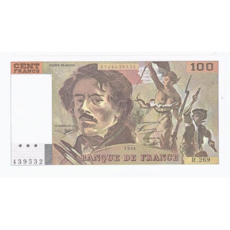 FAY 69TER/01 a - 100 FRANCS DELACROIX - 1994 - NEUF - PICK 154