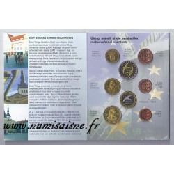 ESTONIA - PROTOTYPE COIN SET - TRIAL / PATTERN - 8 COINS - 2004