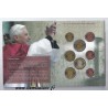 VATICAN - BENOÎT XVI - HABEMUS PAPAM - COFFRET PROTOTYPE 8 PIECES - ESSAI  - 2005 - VERSION FRANÇAISE