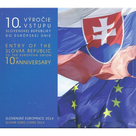 SLOVAQUIE - COFFRET EURO BRILLANT UNIVERSEL 2014 - 9 PIECES (5.88 euros)