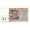 BELGIQUE - PICK 132 - 20 FRANCS - 03.04.1956 - TTB+