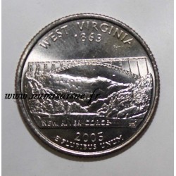 VEREINIGTE STAATEN - KM 374 - 1/4 DOLLAR 2001 P - Philadelphia - WEST VIRGINIA