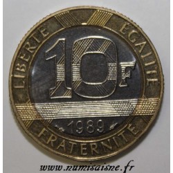 FRANCE - KM 969 - 10 FRANCS 1989 - TYPE MONTESQUIEU