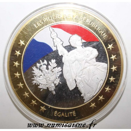 FRANKREICH - MEDAILLE - DIE SÄULEN DER REPUBLIK - GLEICHHEIT