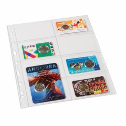 Kunststoffhüllen GRANDE (1 bis 20 abteilen), Transparent, 5er Pack