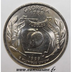 ETATS UNIS - KM 296 - 1/4 DOLLAR 1999 P - GEORGIA