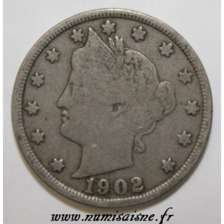 UNITED STATES - KM 112 - 5 CENTS 1902