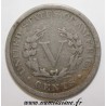 UNITED STATES - KM 112 - 5 CENTS 1902