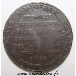 REVOLUTION - 2 SOLS OF MONNERON - 1791