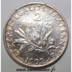 FRANKREICH - KM 845 - 2 FRANCS 1902 - TYP SÄMANN