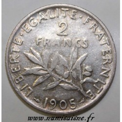 FRANCE - KM 845 - 2 FRANCS 1905 - TYPE SOWER