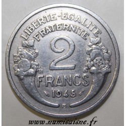 GADOURY 538a - 2 FRANCS 1945 B - Beaumont le Roger - TYPE MORLON - KM 904