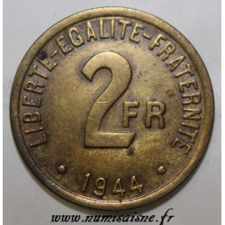 FRANCE - KM 905 - 2 FRANCS 1944 - TYPE FRANCE RELEASED