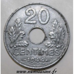 FRANCE - KM 900 - 20 CENTIMES 1941 - TYPE 20 - Thin edge